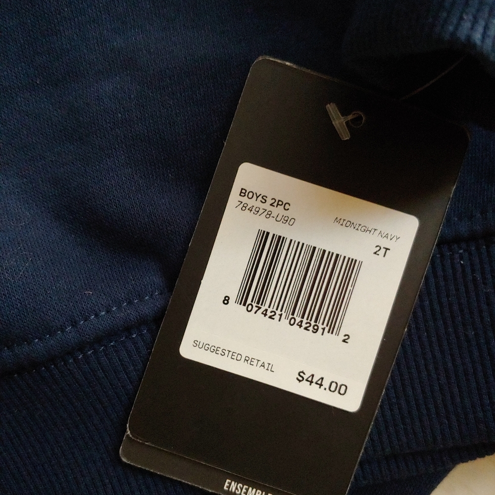 HURLEY NEW boys Hoodie Pull-over & Joggers Sweatpants Shark Design - Picture 9 of 16